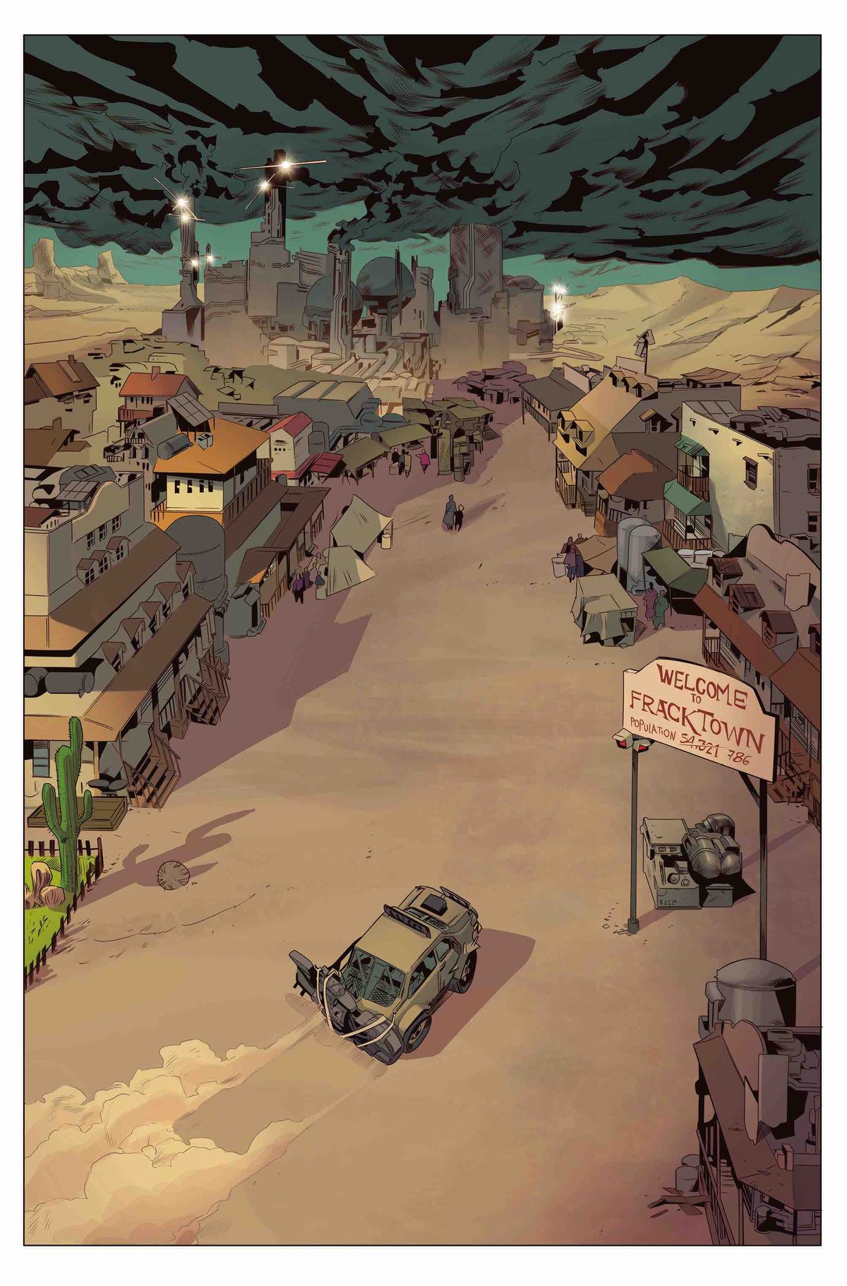 Blade Runner: Black Lotus #1 interior art by Enid Balam