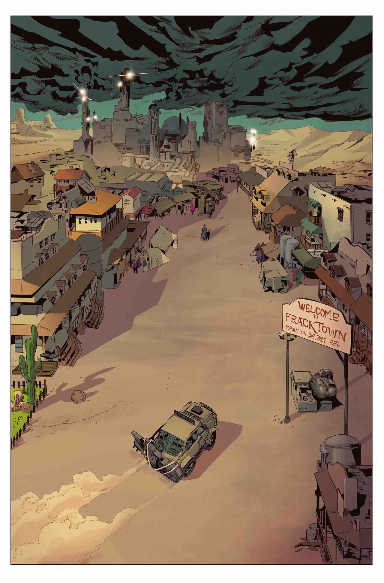 Blade Runner: Black Lotus #1 interior art by Enid Balam