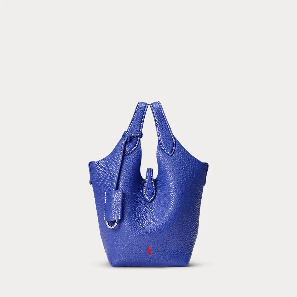 Polo Play Leather Small Tote Crossbody