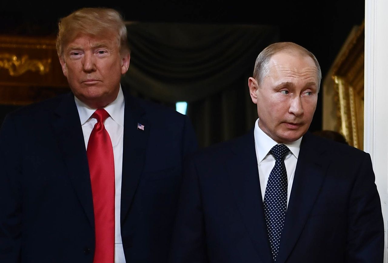 President Trump and Russian President Vladmir Putin.