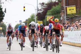 Flandrien 0.0 Classic: Hendrik Pedersen surges from back of breakaway to take first pro win ahead of Laurence Pithie