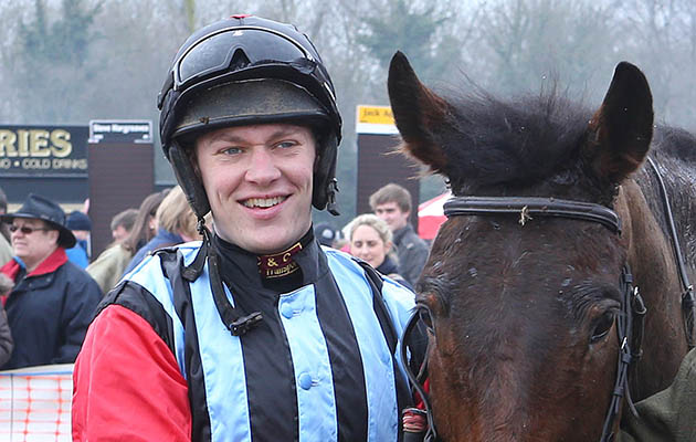 CANDLEFORD and Richard Smith win the Restricted at the West of Yore PtPt 3/3/13 Photograph by John Grossick 0771 046 1723