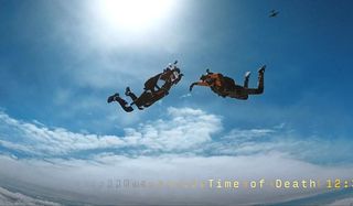 Travelers Season 2 skydiving on Netflix