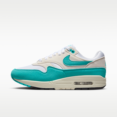 Nike Air Max 1 Women's Shoes - White/phantom/coconut Milk/dusty Cactus - Size 5