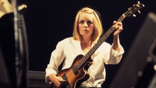 Tina Weymouth of Talking Heads onstage