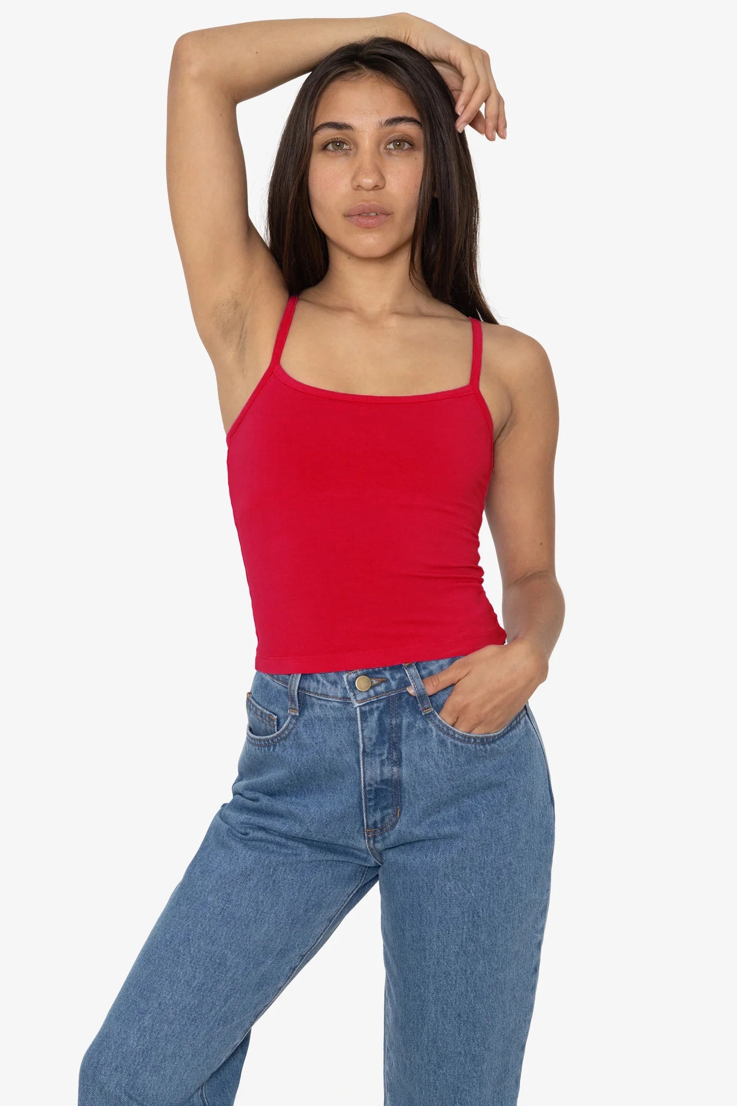 8320gd - Garment Dye Spaghetti Tank Camisole