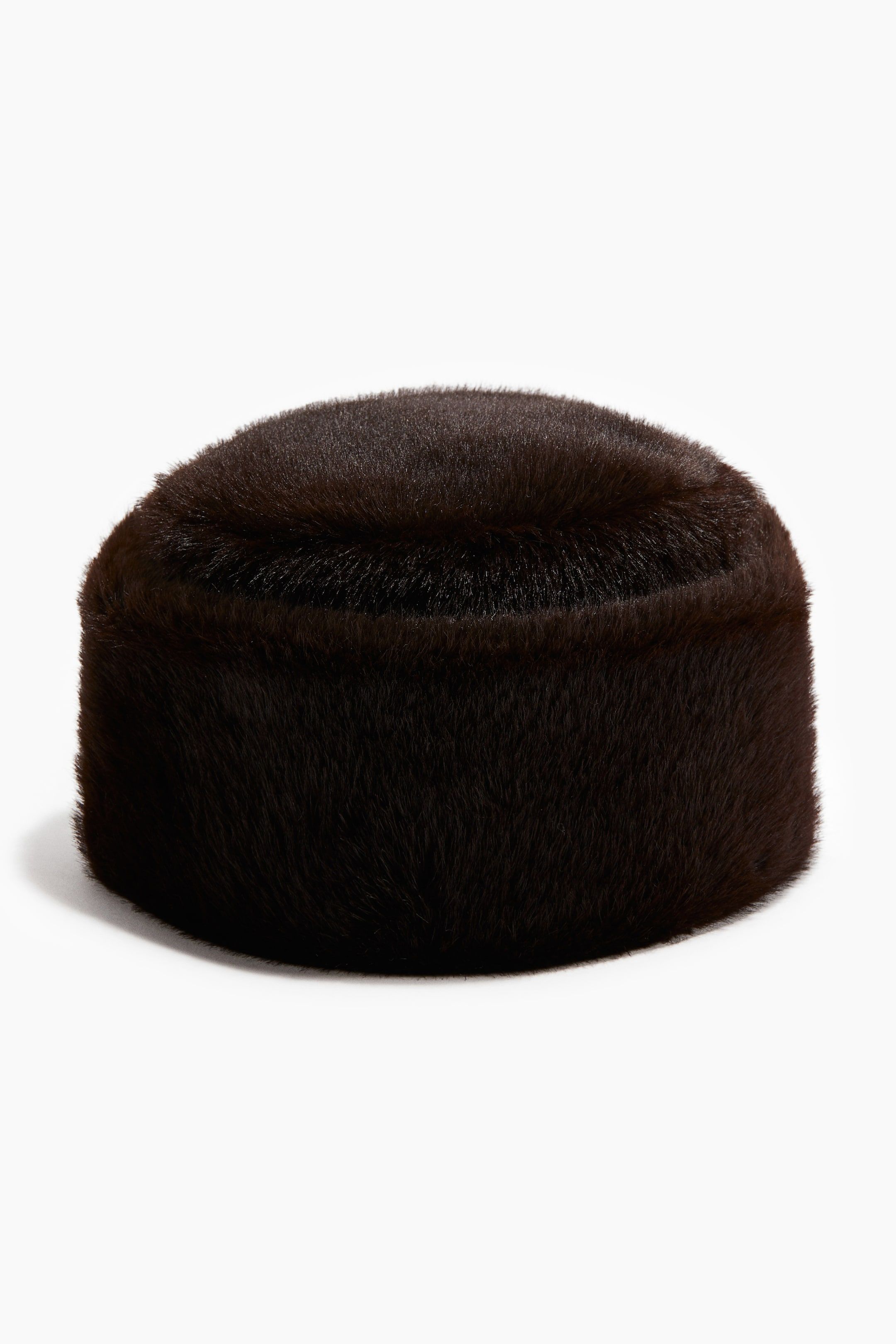 Fluffy Hat - Beige/leopard Print