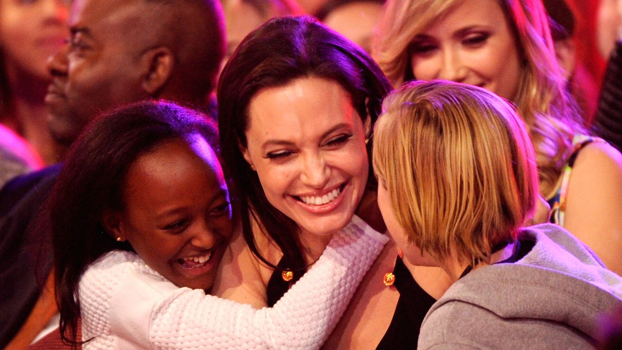 angelina jolie coparenting