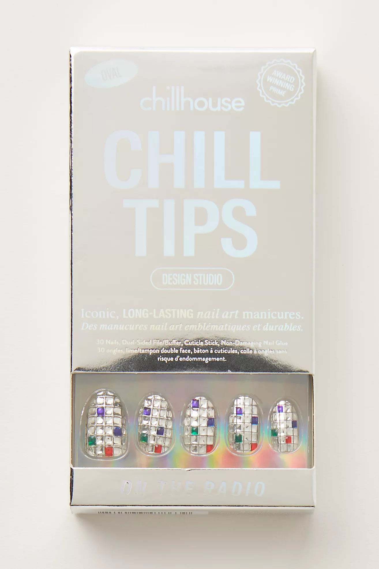 Chill Tips Reusable Press-On Manicure Kit