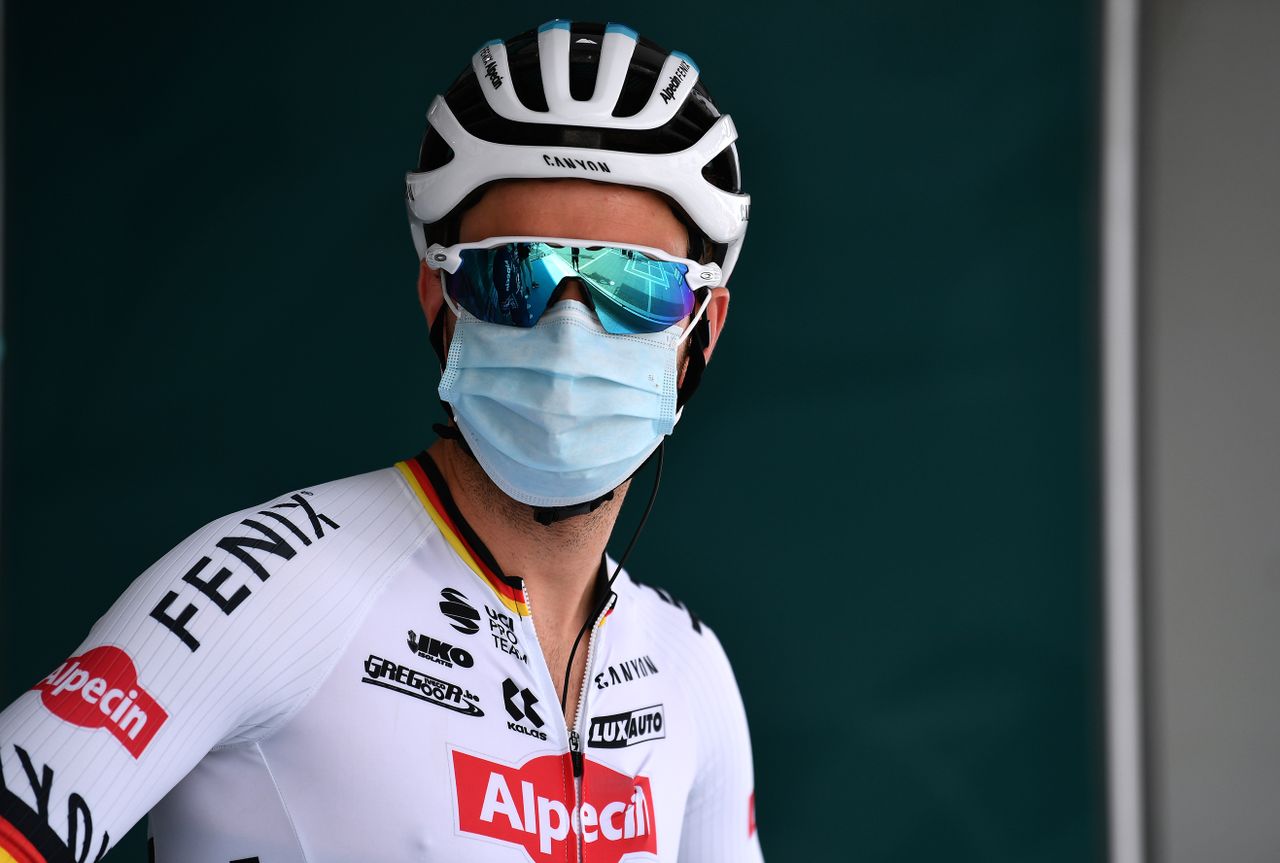 TURGUTREIS TURKEY APRIL 17 Marcel Meisen of Germany and Team AlpecinFenix during the 56th Presidential Cycling Tour Of Turkey 2021 Stage 7 a 180km stage from Marmaris to Turgutreis on TUR2021 tourofturkeyTUR April 17 2021 in Turgutreis Turkey Photo by Stuart FranklinGetty Images