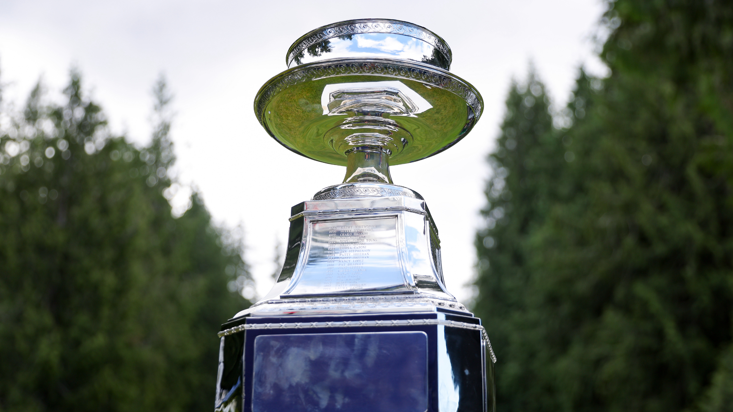 The KPMG Women&#039;s PGA Championship trophy