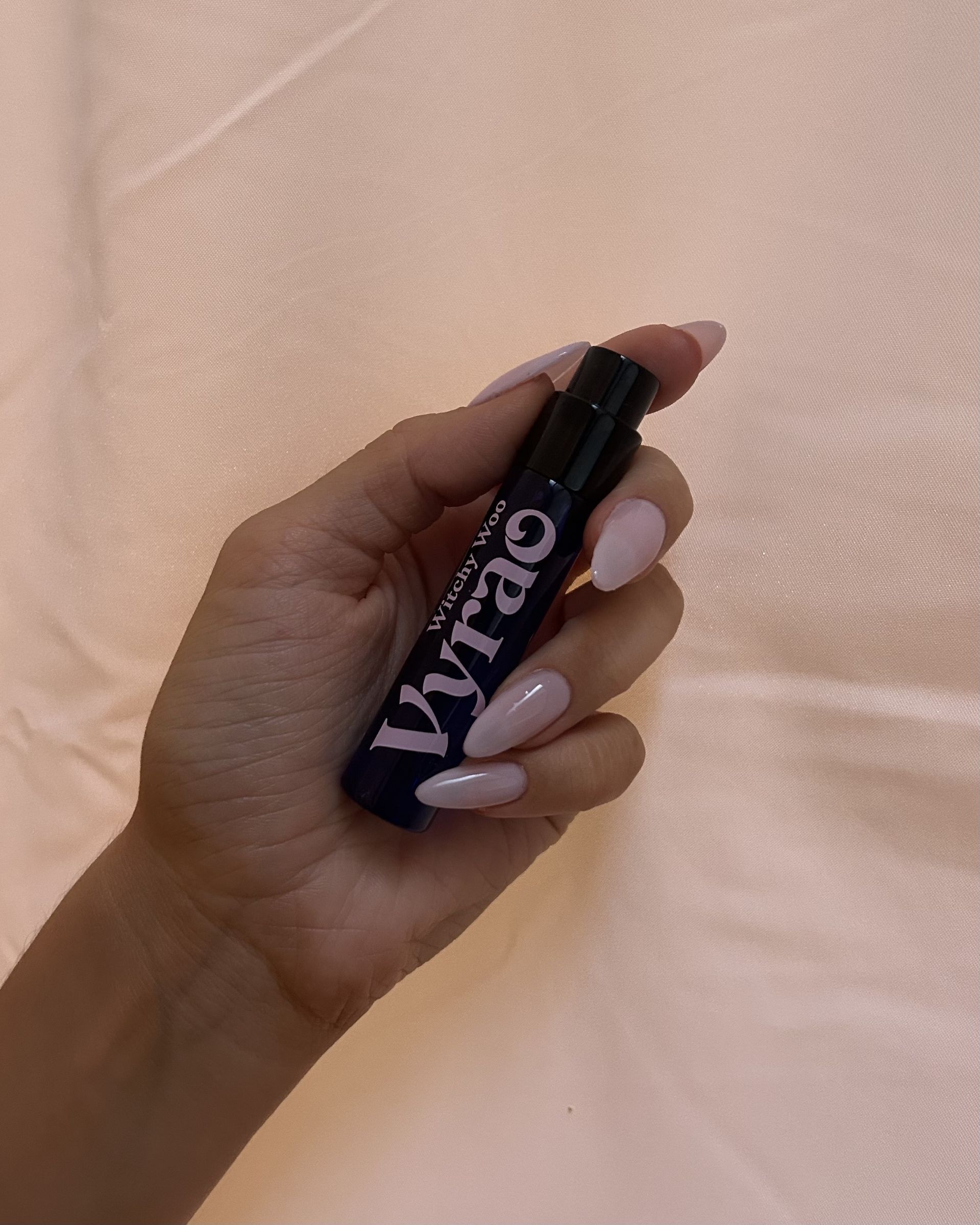 Alyssa holding Vyrao Witchy Woo.