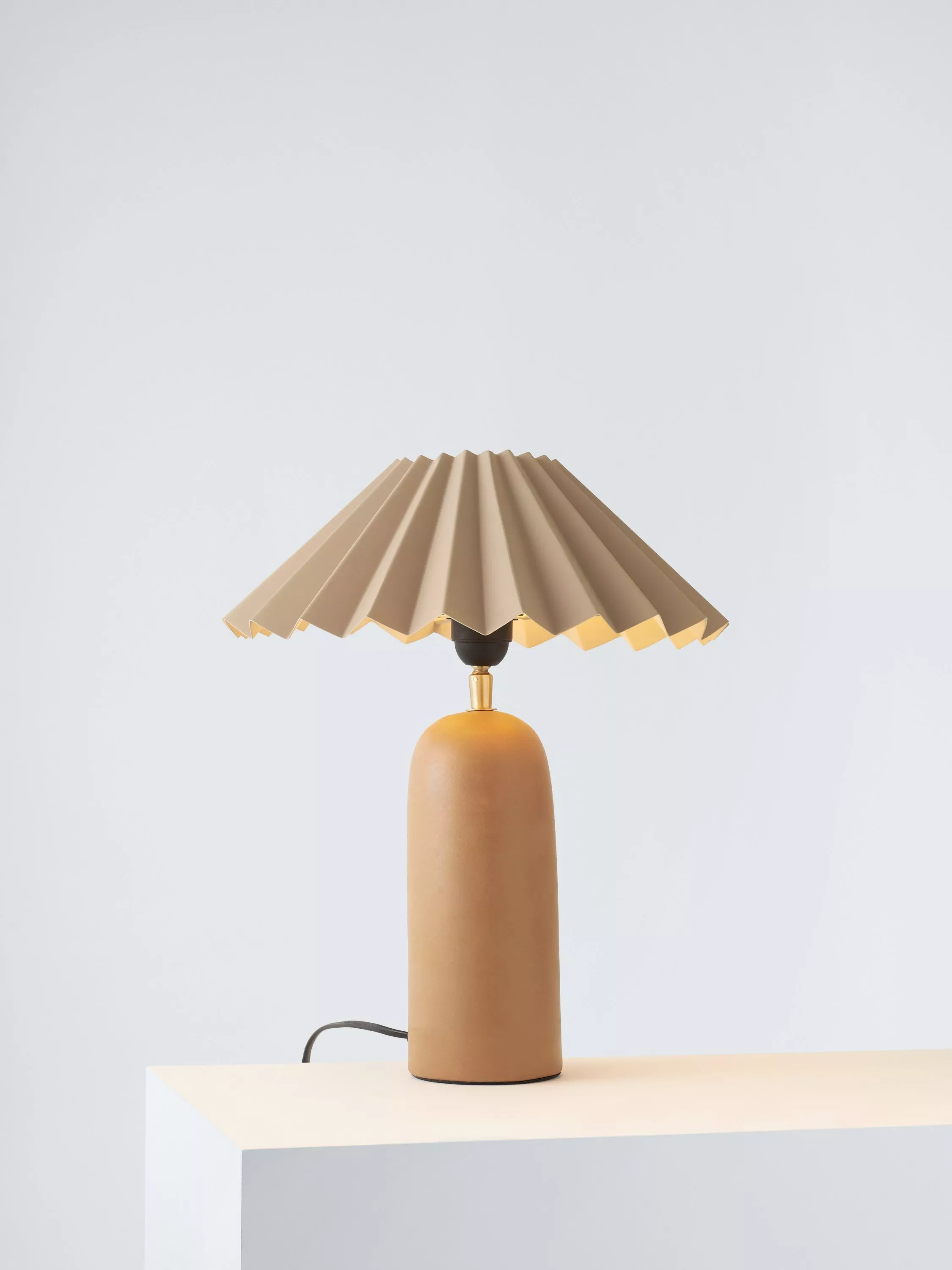 John Lewis Terracotta Table Lamp, Black