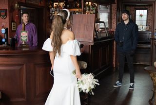 Coronation Street Justin attacks Daisy on her wedding day
