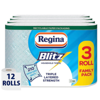 Regina Blitz Household Towels: Was £30 Now £18.99 at Amazon