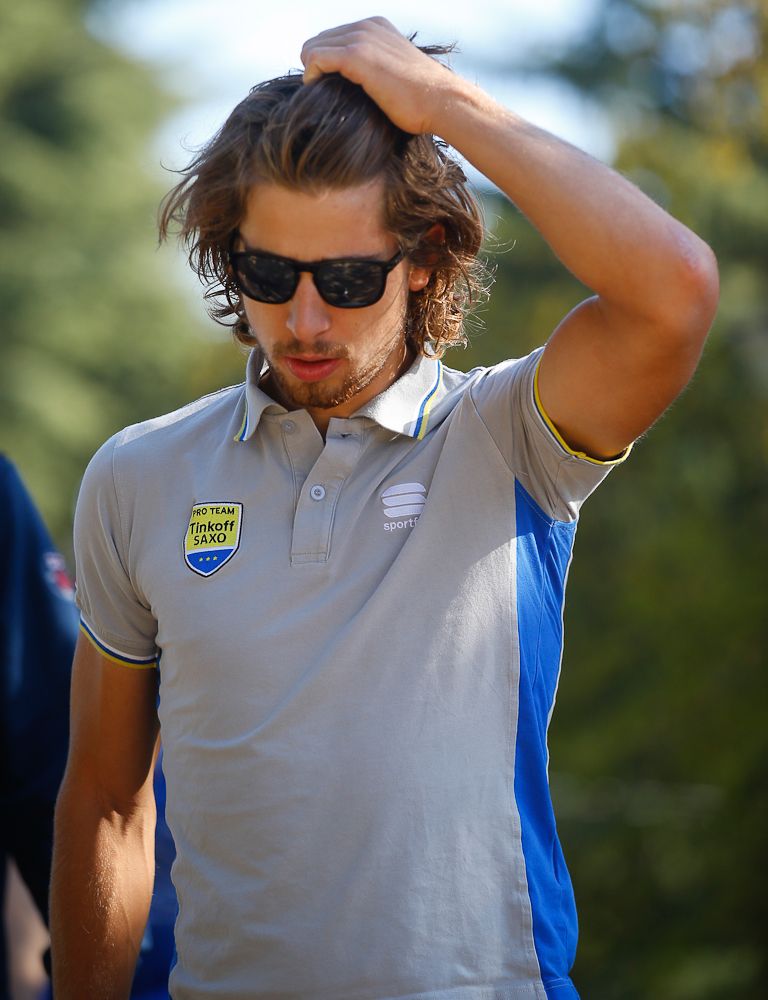 Peter Sagan at the Tinkoff-Saxo camp in Poreč, Croatia.