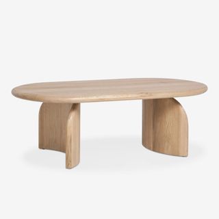 Ada oval coffee table on a white background