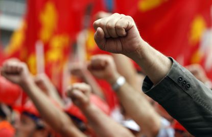 Austerity protests in Athens, Greece, 2010.