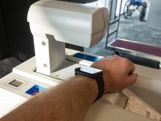 A smartwatch and a barcode scanner — it's not always this easy