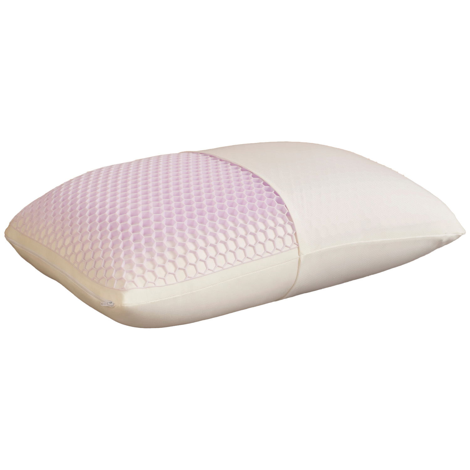 The Purple GridCloud Pillow against a white background