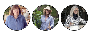 Ina Garten, Meryl Streep, Diane Keaton wearing the coastal grandma trend