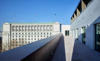 View of empty terrace