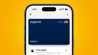 The Digital ID feature in the Apple Wallet app on an iPhone.