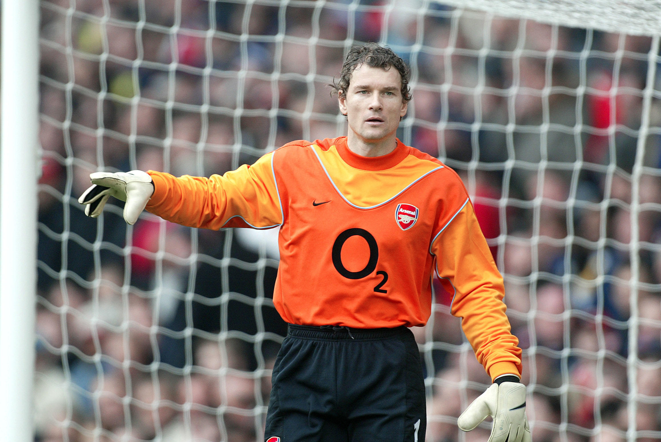 Jens Lehmann playing for Arsenal in 2004