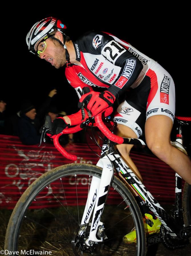 Jake Wells (Stan's NoTubes) put his mountain biking skills to work