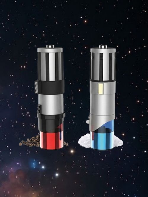Star Wars Lightsaber Electric Salt and Pepper Mill Grinder (pack of 2)