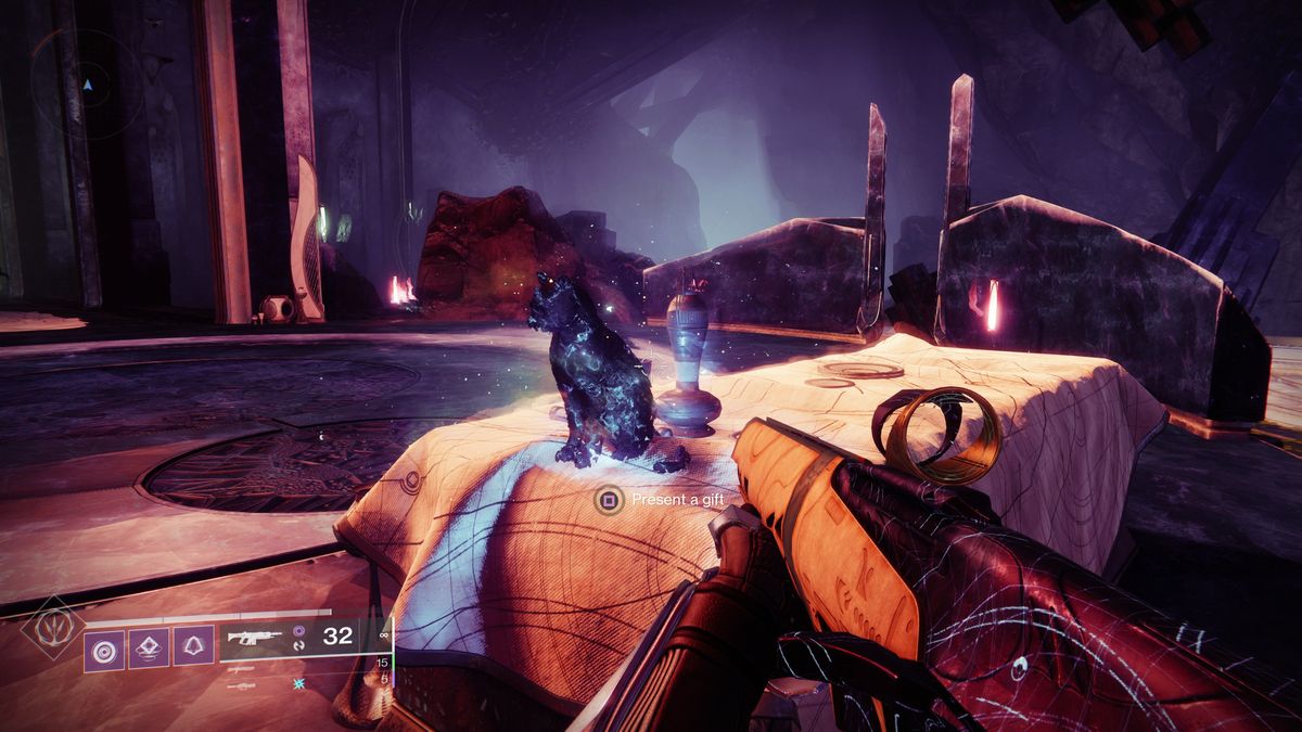 Destiny 2 Starcat locations - Cat on table