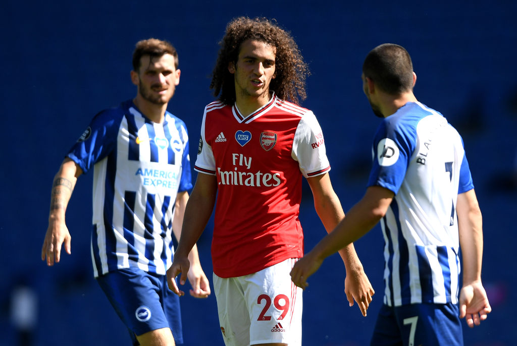 Matteo Guendouzi and Neal Maupay exchange words in 2020