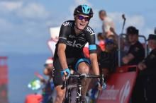 Chris Froome (Team Sky) was close to the stage win but was a winner on the day as he moved into second overall