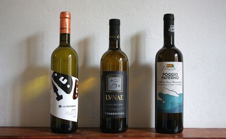 Colli di Luni wine bottles