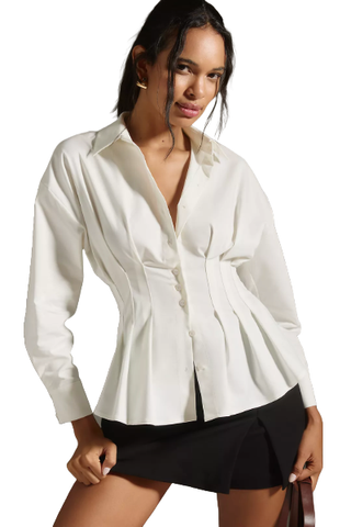 Anthropologie, The Tobie Pleated Blouse by Exquise: Long-Sleeve Edition (Was $148) 