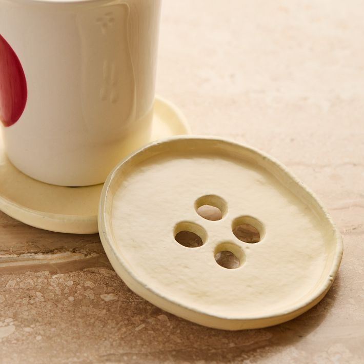 Emma Chamberlain Enamel Button Coaster Sets