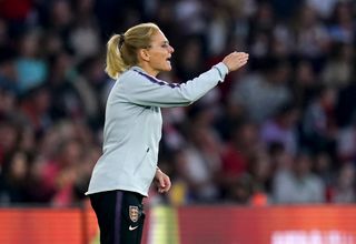 Sarina Wiegman oversaw a comfortable victory over North Macedonia in her first game as England manager.