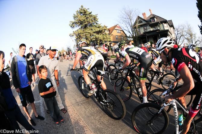 Pro men on the climb