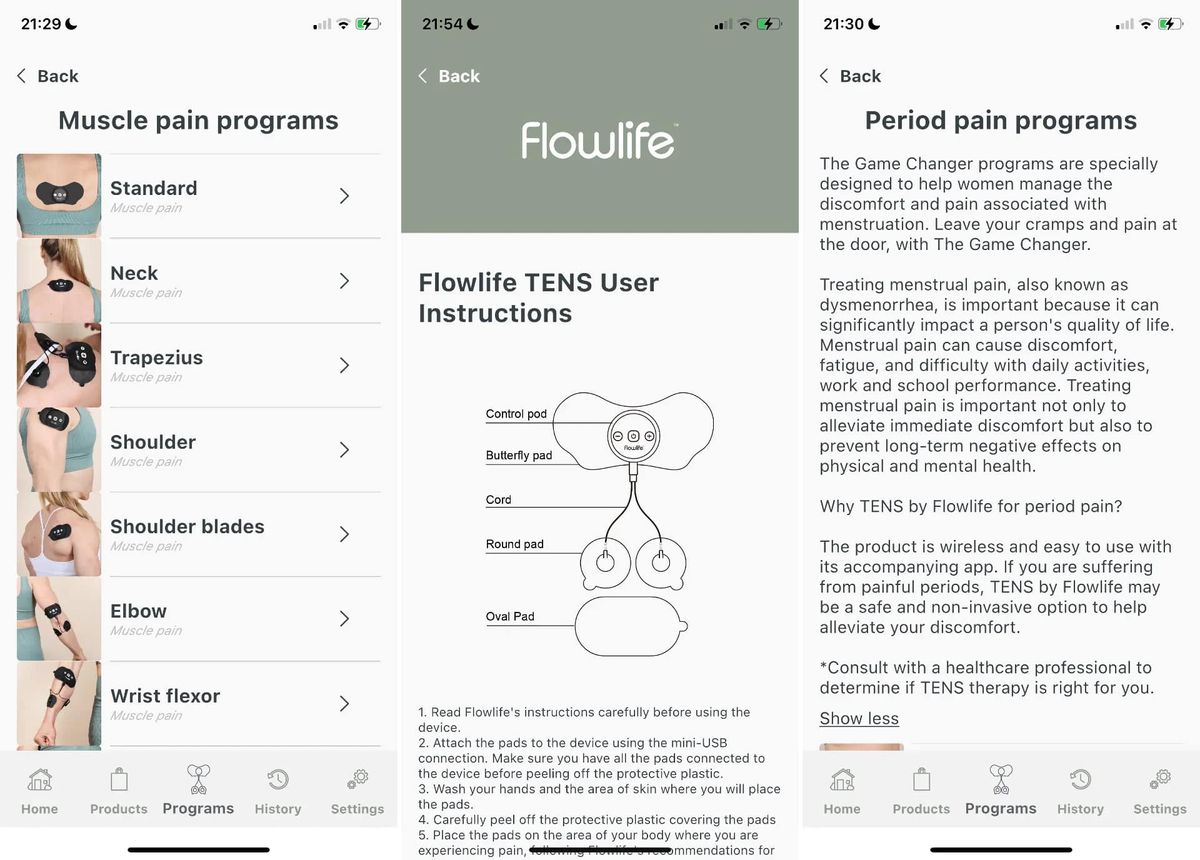Flowlife Tens p&aring; kartongbakgrund