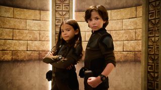 Everly Carganilla and Connor Esterson in Spy Kids: Armageddon