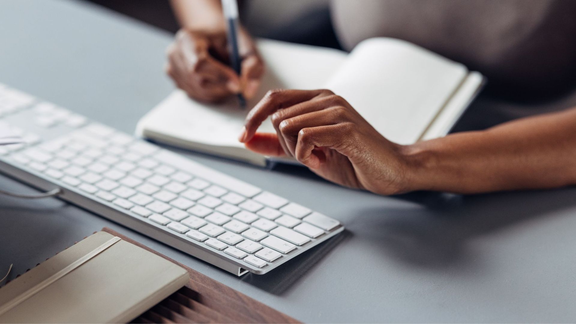 How to avoid burnout: A woman writing