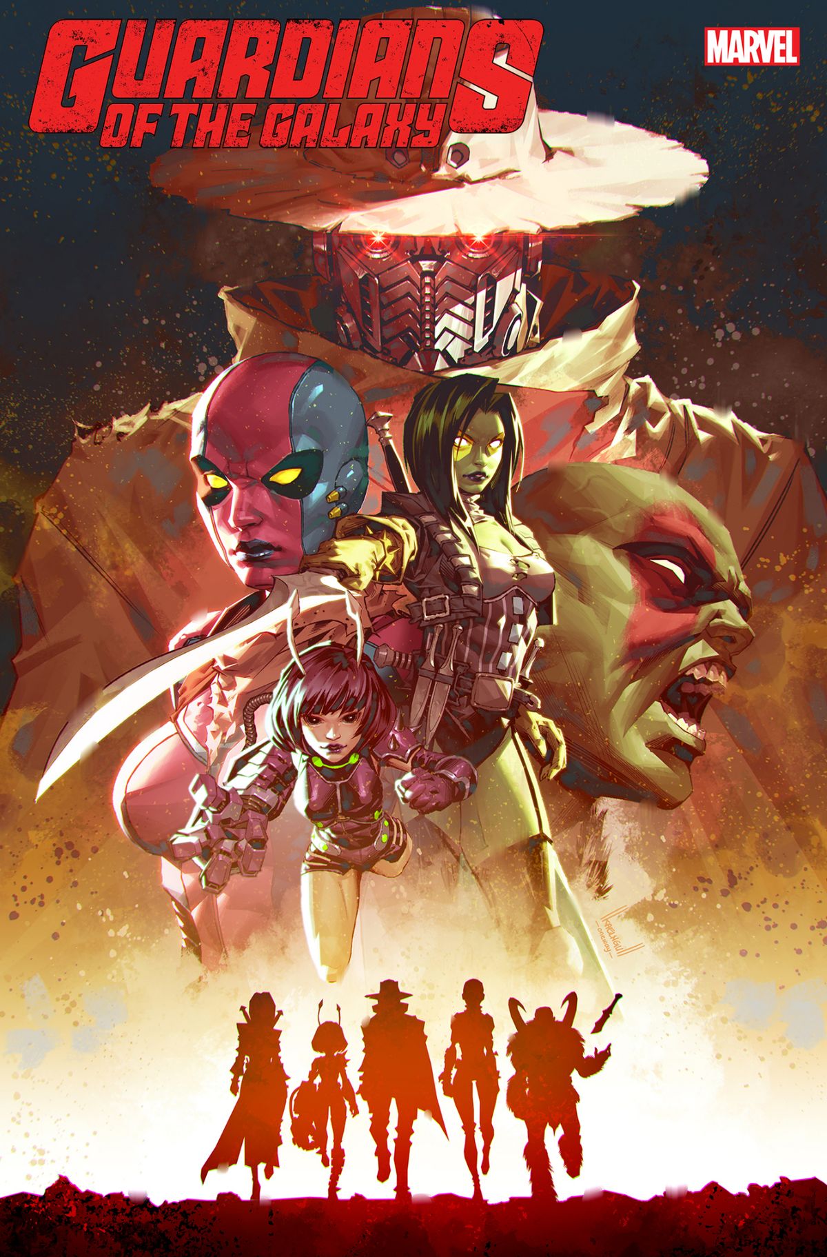 Guardians of the Galaxy #1 variant cover art
