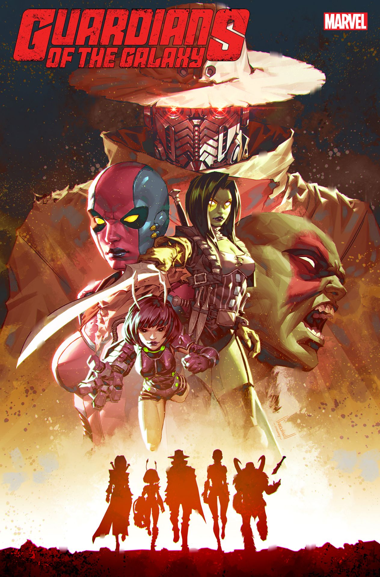 Guardians of the Galaxy #1 variant cover art