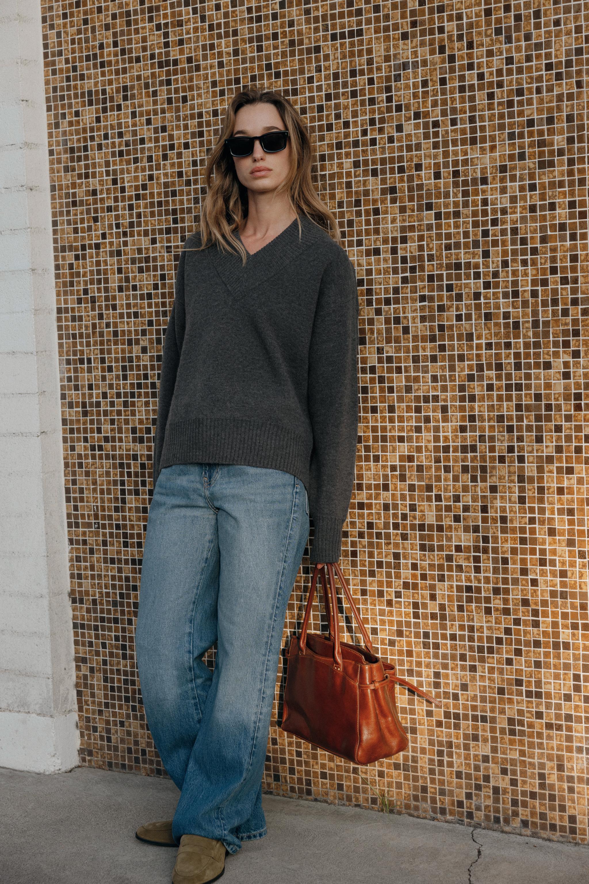 Stitched Split Suede Loafers