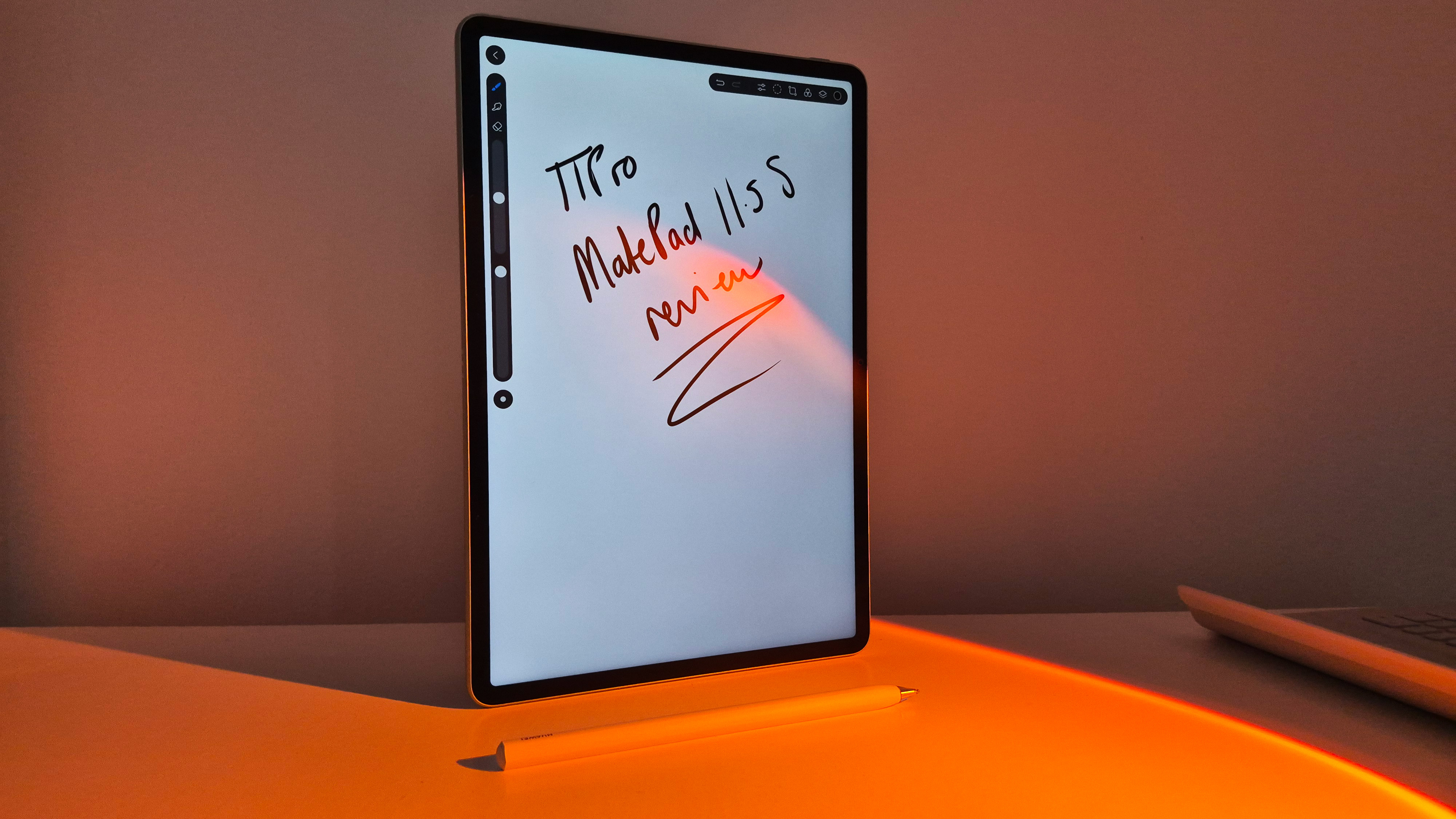 The Huawei MatePad 11.5 S on a desk