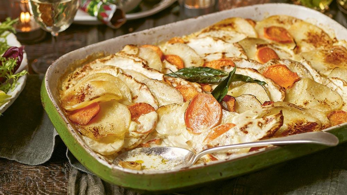 Recipe root vegetable gratin by Blanche Vaughan The Week