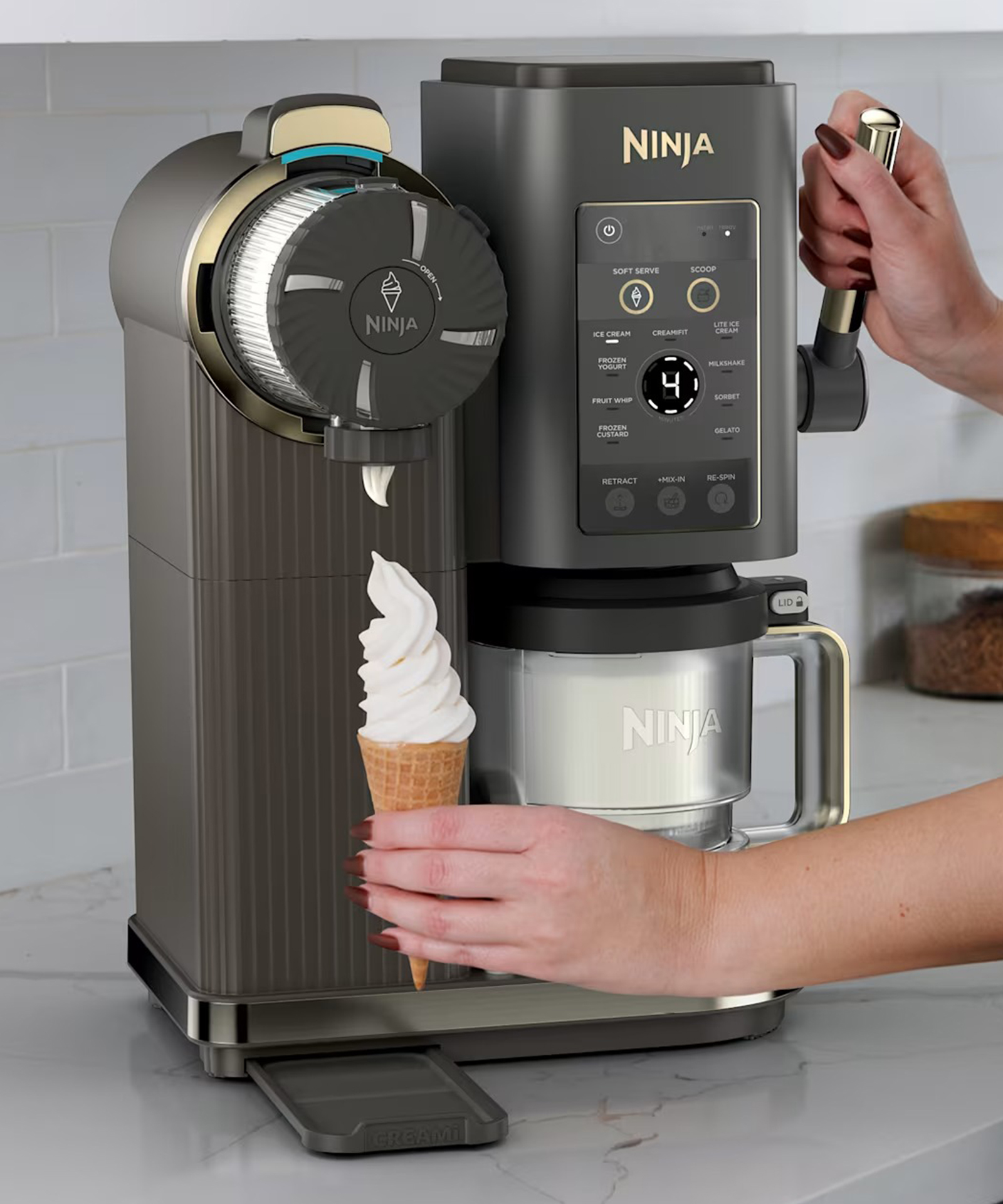 ninja creami scoop and swirl
