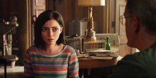 Alita: Battle Angel Rosa Salazar confused look