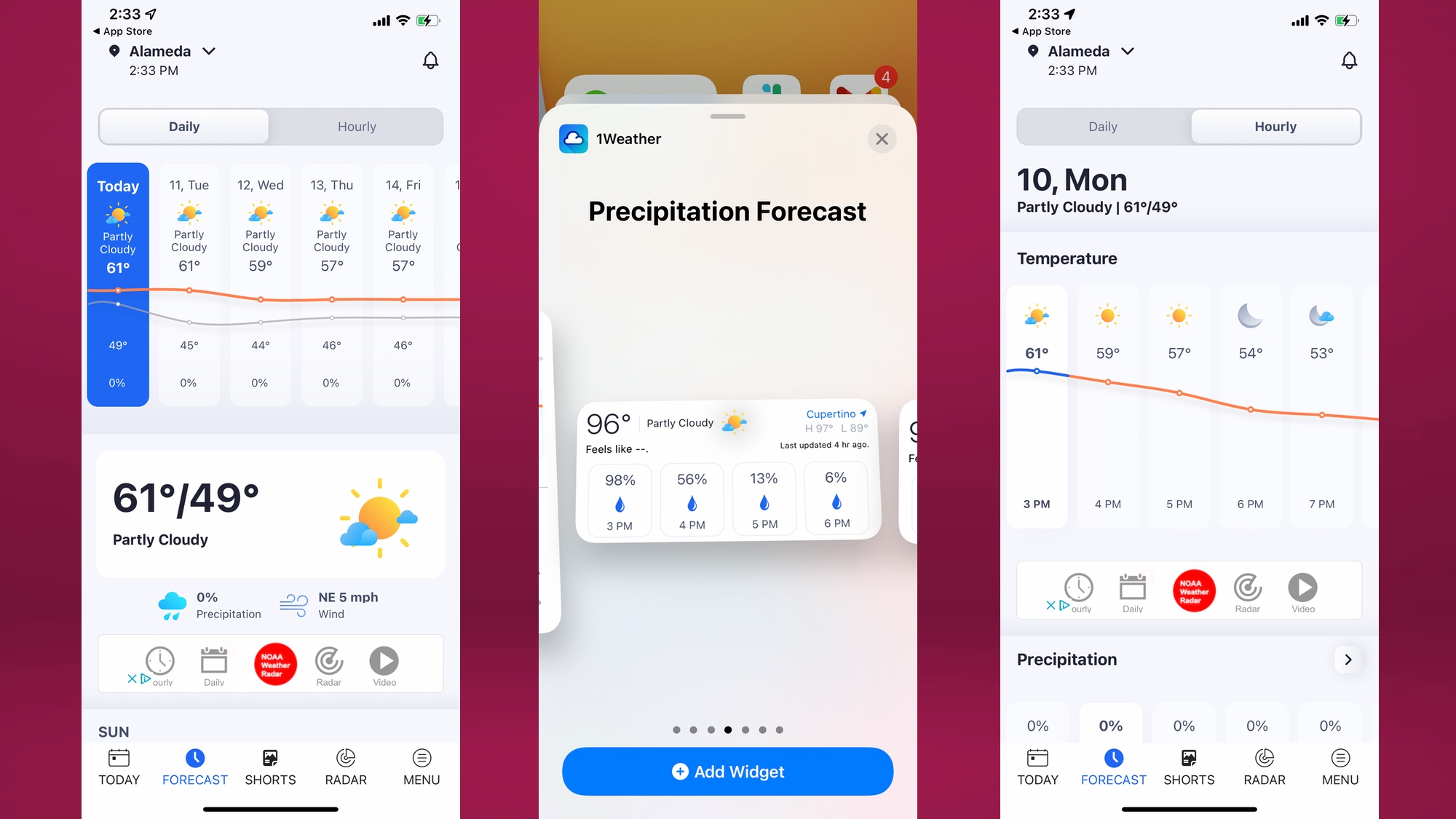 1weather best weather apps