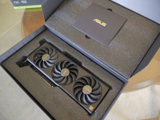 An ASUS ProArt RTX 4060 graphics card